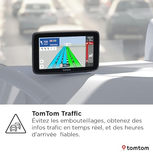 TomTom GO Professional 2nd Generation GPS (6 Inch, Capacitive Touch Screen, Europe 49 Map, and Real Time Traffic Information designed for Trucks, Cars, Buses and Large Vehicles) - Image 3
