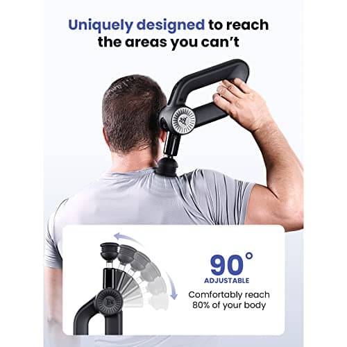 Bob and Brad D6 Pro Muscle Massage Gun with 16mm Amplitude and OLED Screen, Deep Tissue Massage Gun, Electric Massagers for Pain and Muscle Stiffness, Gift - Image 5