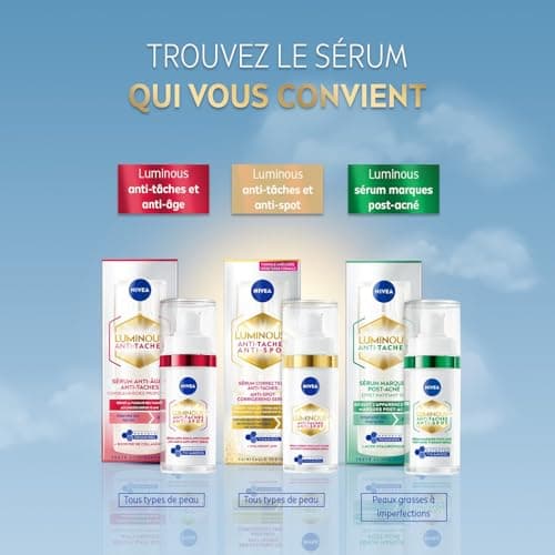 NIVEA Luminous 630 - Serum Visage Anti-Âge & Anti-Taches - Combleur De Rides Profond & Booster De Collagène - Thiamidol Breveté & Acide Hyaluronique - Tous Types De Peaux - 30 ml - Image 7
