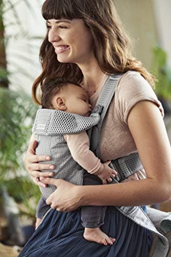 BabyBjörn Baby Carrier Mini, Mesh 3D, Grey - Image 7