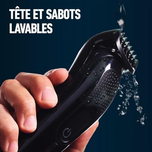 Gillette King C Electric Trimmer for Men, Cordless with Sharpened Blades Wear-Resistant and Washable Head, Set with 4 Different Combs for 3 Day Beard Shaving, Short, Medium and Long - Image 6