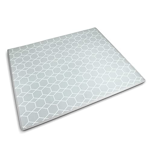 Nukido Double Sided Play Mat for Baby - Floor Mattress for Nursery - Foldable Play Mat - Play Mat for 0-6 Months - Grey - 150 x 180 x 1.5 cm - Image 8