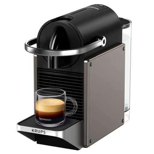 Krups XN306T10 Nespresso Pixie, Capsule Coffee Machine, 2 Coffee Choices, Industrial Design, Energy Saving, Recyclable Capsules, Dark Green - Image 2