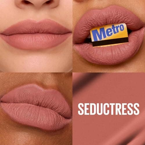 Maybelline New York – Rouge à Lèvres Mat Liquide – Longue Tenue – Superstay Matte Ink – Teinte : Seductress (65) - 5 ml - Image 5