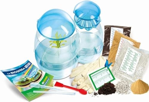 Clementoni - Science and Game: The Biosphere - Ages 8+ Assemble your Biosphere - Water Cycle Plant Growth - Includes Clover Seeds + Bindweed - Scientific Educational Game - Nature Gift Idea - Image 5
