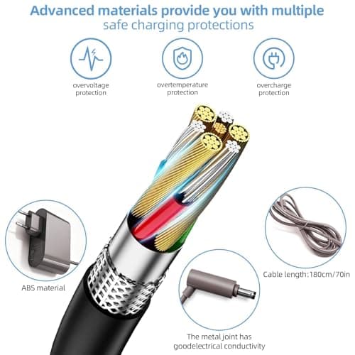 Charger for Dyson Animal V6 V7 V8 26.1V 780mA Adapter 1.8m Compatible with DC58 DC59 DC60 DC61 DC62 DC74 SV03 SV04 SV05 SV06 SV09 SV11 - Image 7