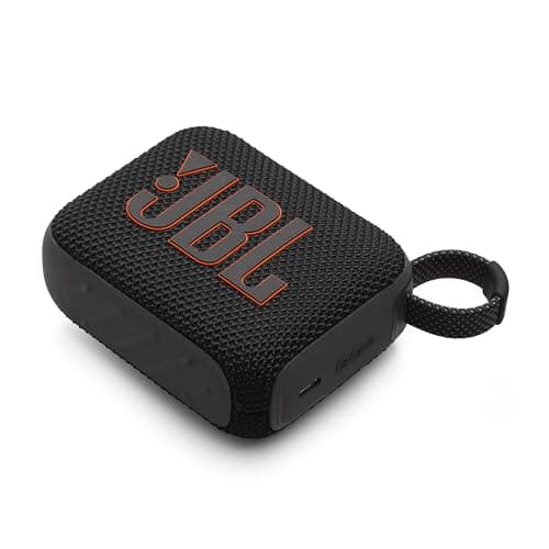 JBL GO4 Haut-Parleur Bluetooth, Chargement USB C, IP67, étanche à la poussière, étanche, Compatible avec Les Applications, radiateur Passif, Portable, Noir - Image 6