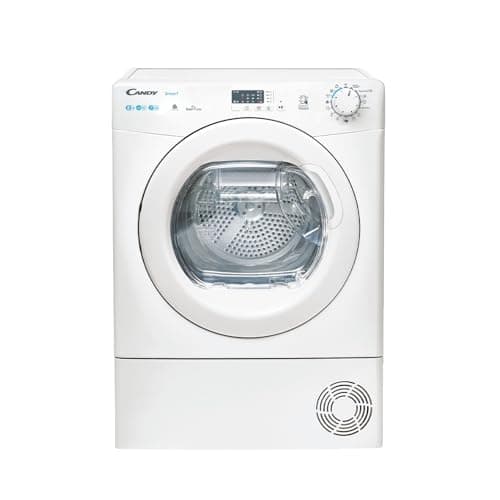 CANDY - Heat Pump Tumble Dryer - Load Capacity 8 kg - Energy Class E - NFC Connectivity, Delayed Start, Easy Case Water Tray - White - 85 x 59.7 x 58.5 cm - Model CSE H8A1LE-S - Image 2