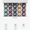 Navaris Coffee Capsule Drawer – Storage Holder for Nespresso Coffee Machine Pod Holder – Pod Holder Dispenser 50 Capsules – White - Image 7