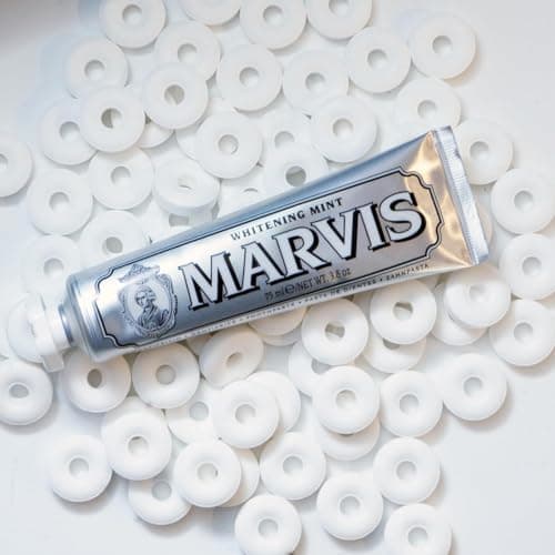 Marvis Whitening Toothpaste, Mint, 85 ml, Promotes Natural Teeth Whitening, Antiplaque Toothpaste, Long-lasting Freshness - Image 6