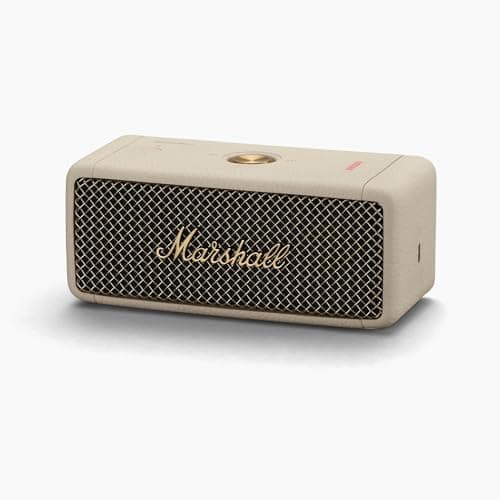 Marshall Emberton II Enceintes Bluetooth Portables, sans Fil, Ip67 Résistant à la Poussière et à l'eau, Plus de 30 Heures de Lecture, Charge Rapide - Creme - Image 8