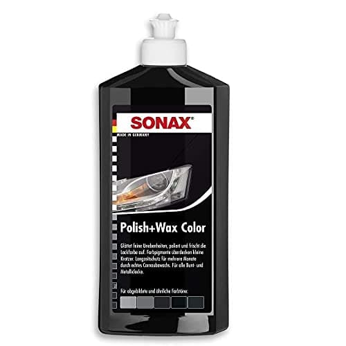 SONAX Polish+Wax NanoPro Colour Black (500 ml) Medium Strength Polish with Colour Pigments and Wax Components | N. 02961000-820 - Image 2
