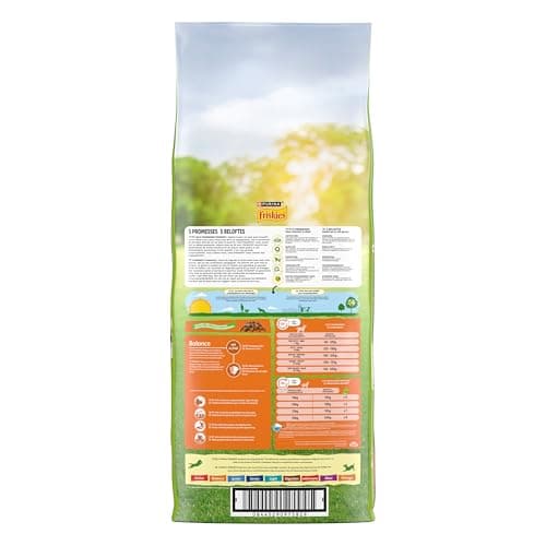 FRISKIES | Balance | Chien | Croquettes pour Chiens Adultes | au Poulet, au Boeuf et Légumes ajoutés | Source de protéines de Haute qualité | Sac | 12 KG - Image 5