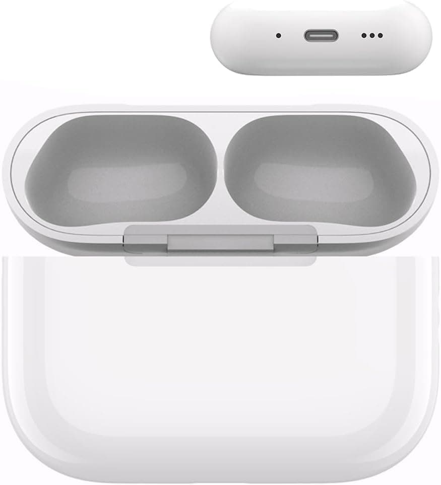 Yiko Wireless Charging Case Replacement Compatible with AirPods Pro 3 (2025), Wireless Charging Case with Bluetooth Sync and Pairing Button (Headphone Not Included)