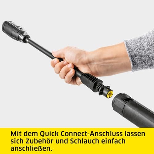 Kärcher K 2 Power Control High Pressure Washer, Pressure: Max. 110 Bar, Flow Rate: 360 l/h, Surface: 20 m²/h, Water Filter, Weight: 4 kg, High Pressure Gun and Hose, Rotabuse, Lance - Image 7