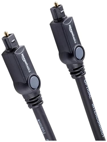 Amazon Basics TOSLINK Digital Audio Optical Cable 1 m, Black - Image 2