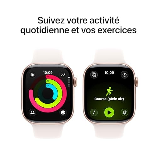 Apple Watch Series 11 [GPS 46mm] Smartwatch with Rose Gold Case and Soft Pink Sport Strap Sleep Score, Activity Tracker, Health Tracker, Screen Always On - Image 5