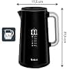 Tefal Electric kettle, Fast boiling, 1.7 L, Automatic Shutdown, Removable filter, Digital display, 5 temperatures, Keep warm 30 min, Stainless steel interior, Smart'n Light, Black, KO850810 - Image 3