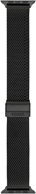 Fossil Bracelet en Cuir ou Acier Inoxydable pour Homme, Compatible avec Apple Watch® 42 mm/44 mm/45 mm/46 mm/49 mm - Image 1