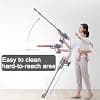 Extension Tube for Dyson V10 V11 V15 V8 V7 Vacuum Cleaner, Extension Tube Accessory Quick Release Extendable Wand, 72 cm - Grey - Image 7
