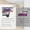 Mini Hair Free Turbine Brush Compatible with Dyson V7 V8 V10 V11 V15 SV10 SV11 SV12 SV14 Vacuum Cleaners, Ideal for Cleaning Sofa, Pet Baskets, Mattresses, Stairs - Image 5