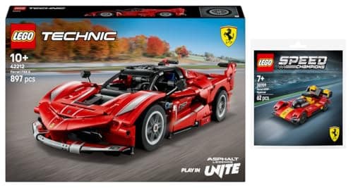 Lego Technic 42212 Ferrari FXX K & 30709 Ferrari 499P Supercar - Image 2