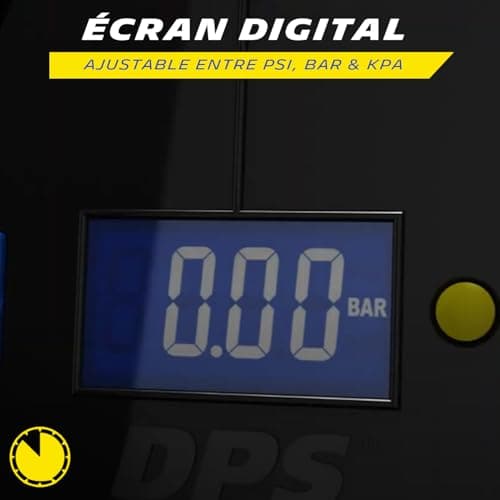 MICHELIN 009518 Mini Air Compressor 12V - 3.5 Bar - Car Tyre Inflating in 4 Minutes - Digital Pressure Gauge - Robust and Compact - Car Compressor Cigarette Lighter Connection - Versatile - Image 7
