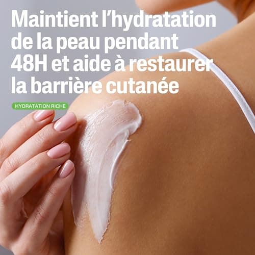 Cetaphil crème hydratante corps, 450g, Visage et corps, peaux sensibles sèches à très sèches, Niacinamide, Panthénol et de la glycérine, sans parfum - Image 8