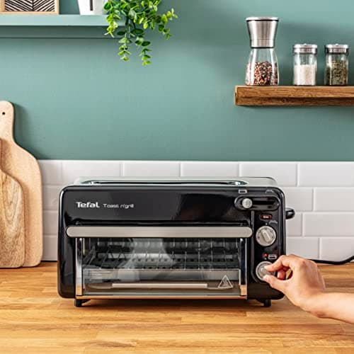 Tefal 2-in-1 Toaster & Mini Oven, Stainless Steel, Long Toaster Slot with Lid, 6 Levels of Browning, Grill Temperature up to 210°C, Toast N Grill TL600810 - Image 8