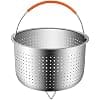 Steamer with Silicone Handle Fit Instant Pot Pressure Cooker for Vegetables - Image 2