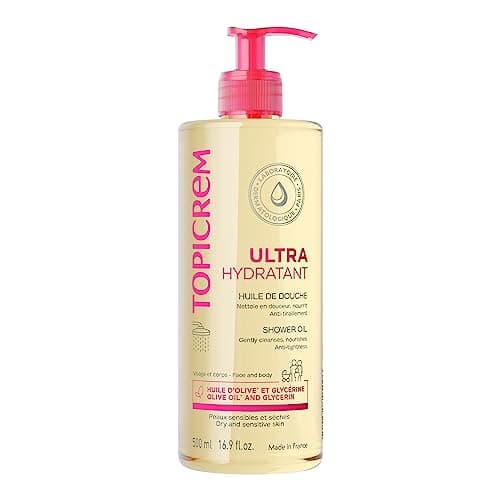 Topicrem - Ultra-Hydratant, Huile de Douche - Nettoie, Nourrit, Protège - Gel Douche Visage et Corps pour Peaux Sensibles, Sèches, Bébés, Enfants et Adultes - Fabrication Française - 500 ml - Image 2
