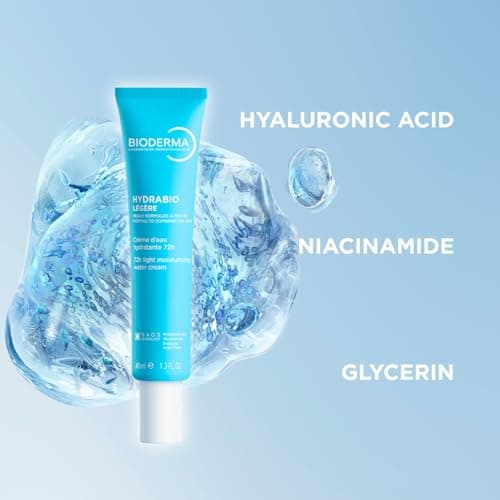 Bioderma HYDRABIO Gel-Crème 40ml, Hydrate intensément et durablement – Lisse le grain de peau, Peaux déshydratées, sensibles et en manque d'éclat – Peaux normales à mixtes - Image 5