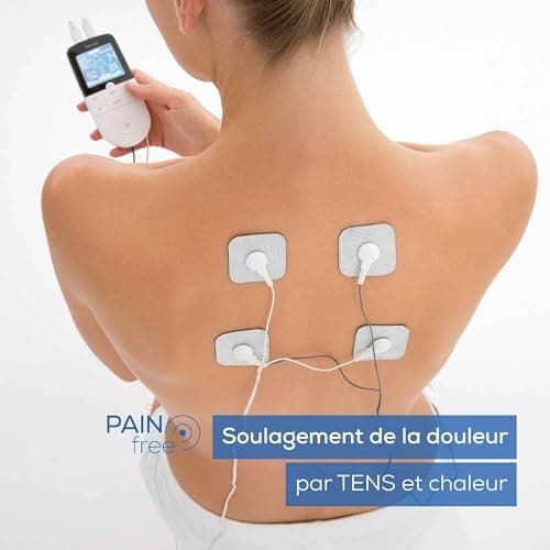 Beurer EM49 3 in 1 Muscle Stimulator:TENS/EMS/Massage, TENS Pain Relief Therapy, Electric Muscle Stimulation, EMS 4 Electrodes, Black Reusable Included, Easy to Carry - Image 4
