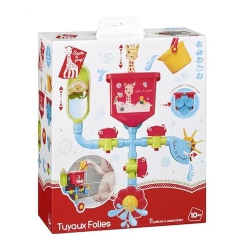 Sophie la Girafe - Tuyaux Folies Sophie La Girafe Toy - Early learning toy - Develops your child's dexterity - Bath toy - from 10 months - Image 4