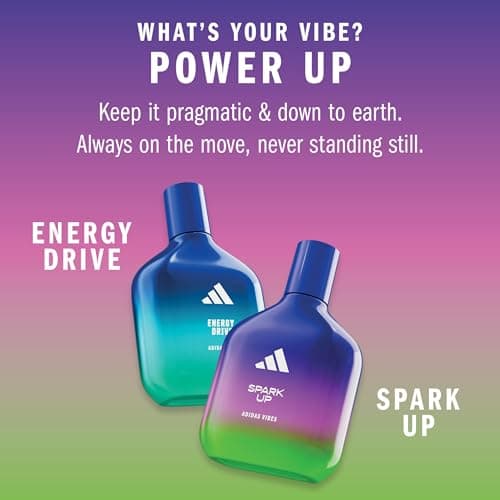 Adidas Vibes Spark Up Eau de Parfum pour tous, énergisant et intrigant Parfum Durable, Orange Douce et Poivre Noir, 50 ml - Image 5