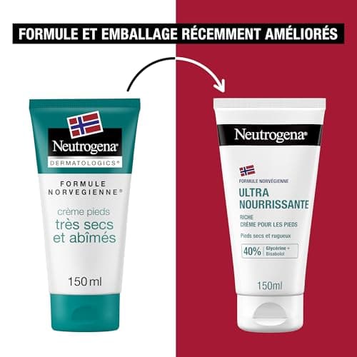 Neutrogena – Foot Cream Intense Nutrition Norwegian formula (tube of 150 ml) – Care cream for very dry and damaged feet – Moisturizing cream enriched with glycerin and bisabolol - Image 8