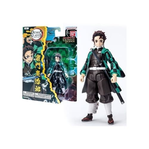 BANDAI - Ultimate Legends HD - Demon Slayer Action Figure 12 cm - Tanjiro Kamado - Officially Licensed Demon Slayer - Tanjiro Articulated Figure - Children's Toy Age 4+ - VE88961 - Image 2