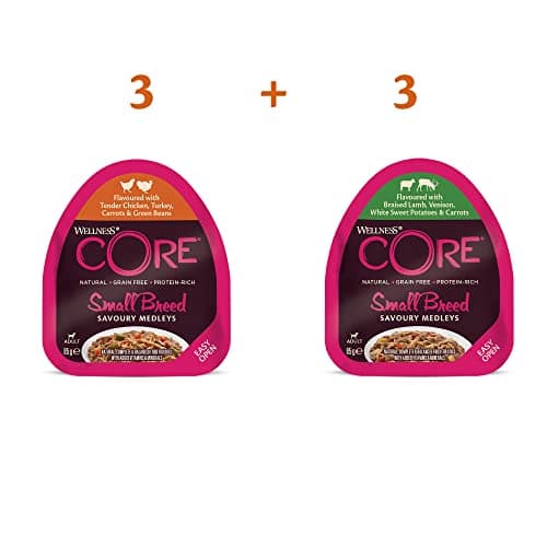 Wellness CORE Savoury Medleys 6 x 85 g, Multipack, Farmer Selection - Grain Free, Natural, Hypoallergenic, High Protein, High Meat Content, Grain-Free, Natural, - Image 4
