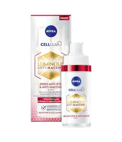 NIVEA Cellular Luminous630 Sérum anti-âge 30 ml Sérum visage contre les rides, les taches et les signes de la météo, sérum visage à l'acide hyaluronique avec booster de collagène, sérum anti-taches - Image 5