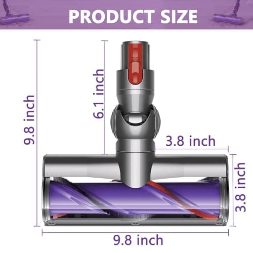 Brush Head for Dyson V7 V8 V10 V11 V15 SV10 SV11 SV12 SV14 Electric Brush Vacuum Cleaner Motorized Brush for Carpets and Hard Floors Replacement Part 967483-04 - Image 7