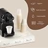 Baroni Home Professional Nespresso Coffee Capsule Holder with 3 Drawers, Capsule Holder with Division into Compartments, Capacity 48 Capsules, Organizer for Cafeteria with Drawer, 30 x 33 x 5 cm, White - Image 6