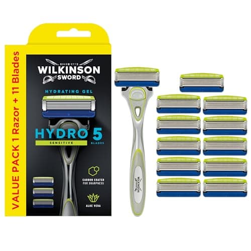 Wilkinson Sword - Hydro 5 sensitive - Razor for Men - Pack 11 Blades - Image 2
