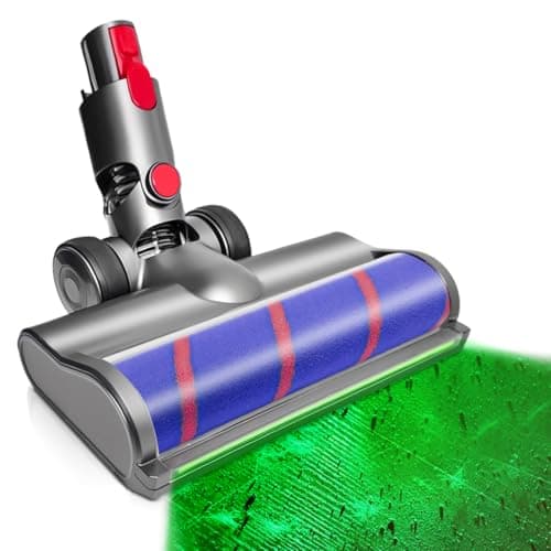 LED Brosse Compatible pour Dyson V7/V8/V10/V11/V15 – Aspirateur Embout, Tête de Brosse Douce avec Détection de Poussière, Remplacement Accessoire Optimisé pour Sols Durs - Image 2