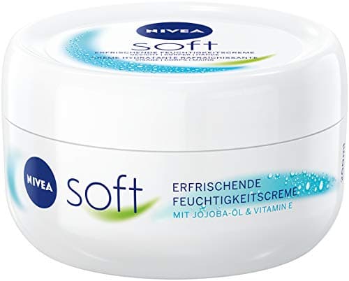 NIVEA Crème hydratante douce rafraîchissante (200 ml), nourrissante avec de la vitamine E et de l'huile de jojoba, crème pour la peau à absorption rapide - Image 2