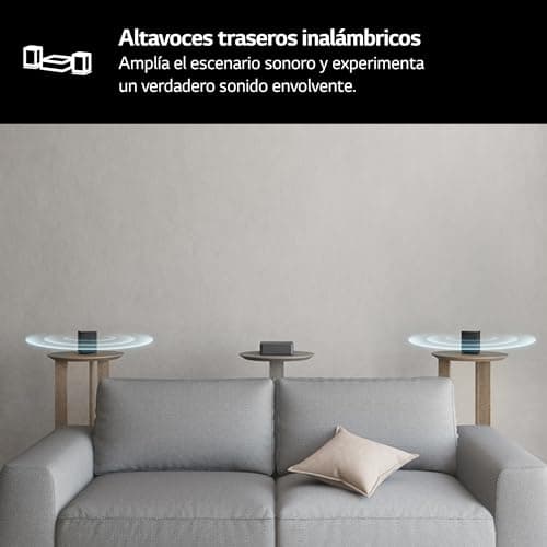 LG SQC4R Barre de Son Intelligente, 220 W, 2.1 canaux, Son Surround Dolby Digital avec Basses puissantes, Large connectivité, HDMI, Bluetooth, USB, entrée Optique et Application Android/iOS, Noir - Image 6