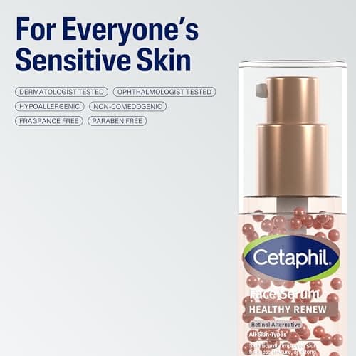 Cetaphil Healthy Renew Sérum anti-âge pour le visage, 28,3 g, sérum alternatif au rétinol pour le visage avec niacinamide et peptides, soin de la peau pour peaux sensibles avec complexe de vitamine B - Image 9