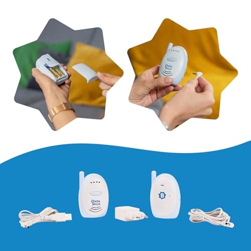 Badabulle Audio Babyphone - Range 300 m - Easy to Use - Compact Babyphone - Image 6