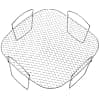 Air Fryer Grill Accessories, Stainless Steel Grill & Steaming Rack for 3.5-5.8QT, Dehydration Rack for Ninja Power Air Fryer (20.5x20.5x9cm) - Image 2