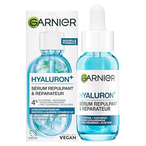 Garnier SkinActive - Sérum Gel Repulpant Hyaluronic Aloe - Soin Enrichi en Acide Hyaluronique et Aloe Vera - Pour Tous Types de Peaux - 30 ml - Image 2