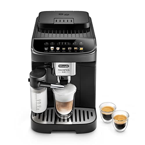 De'Longhi Magnifica Evo, Coffee and Cappuccino Machine with Grain Grinder, ECAM292.81.B, Black - Image 2